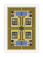 Load image into Gallery viewer, 8-Bit Gold Playing Cards, Legacy Deck