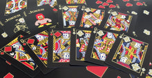 Load image into Gallery viewer, 8-Bit Black & Gold Playing Cards
