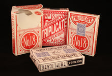 Load image into Gallery viewer, 1876 Andrew Dougherty No.18 Triplicate Red Original Release Playing Cards Restoration (Limited)
