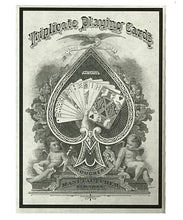 Load image into Gallery viewer, 1876 Andrew Dougherty No.18 Triplicate Blue Original Release Playing Cards Restoration (Limited)
