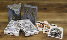 Load image into Gallery viewer, 1876 Andrew Dougherty No.18 Triplicate Blue Original Release Playing Cards Restoration (Limited)