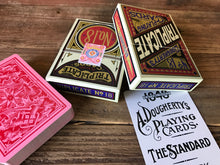 Load image into Gallery viewer, 1876 Andrew Dougherty No.18 Triplicate Dragon Red Limited Playing Cards Restoration (Limited)