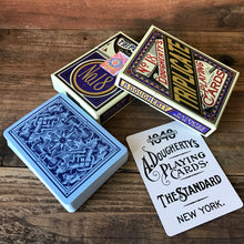 Load image into Gallery viewer, 1876 Andrew Dougherty No.18 Triplicate Dragon Blue Limited Playing Cards Restoration (Limited)