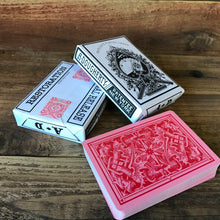 Load image into Gallery viewer, 1876 Andrew Dougherty No.18 Triplicate Dragon Red Original Release Playing Cards Restoration (Limited)