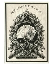 Load image into Gallery viewer, 1876 Andrew Dougherty No.18 Triplicate Red Original Release Playing Cards Restoration (Limited)