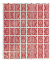 Load image into Gallery viewer, 1876 No.18 Triplicate Red Restoration Uncut Sheet