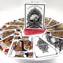 Load and play video in Gallery viewer, 1876 Andrew Dougherty No.18 Triplicate Dragon Red Original Release Playing Cards Restoration (Limited)
