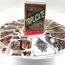 Load and play video in Gallery viewer, 1876 Andrew Dougherty No.18 Triplicate Dragon Red Limited Playing Cards Restoration (Limited)
