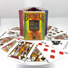 Load and play video in Gallery viewer, Bicycle 8-Bit Gilded Decks No Number

