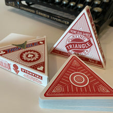 Load image into Gallery viewer, Triangle Playing Cards Red
