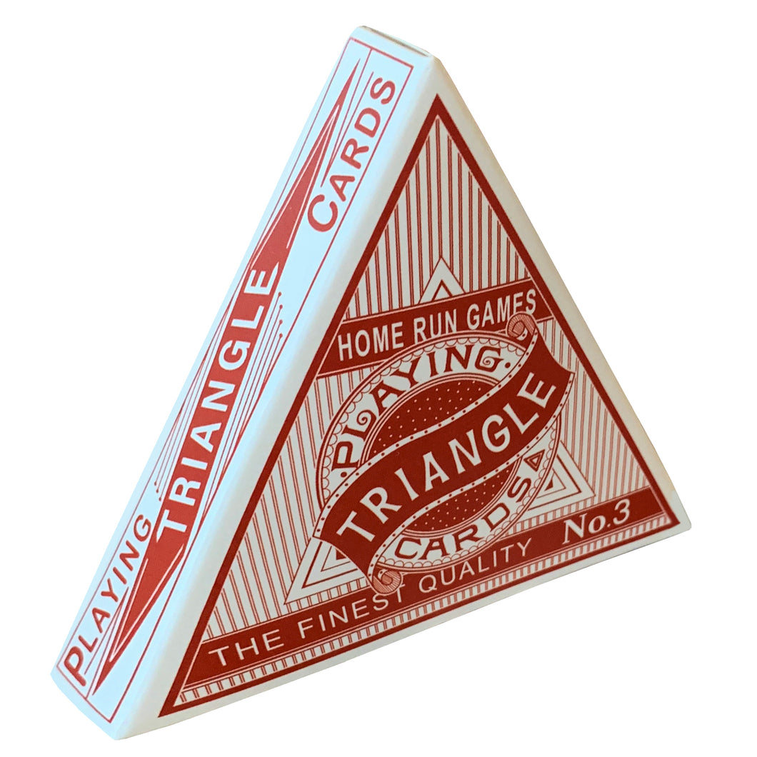 Triangle Playing Cards Red