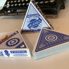 Load image into Gallery viewer, Triangle Playing Cards Blue
