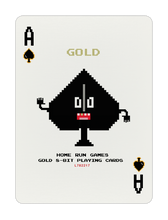 Load image into Gallery viewer, 8-Bit Gold Playing Cards, Legacy Deck
