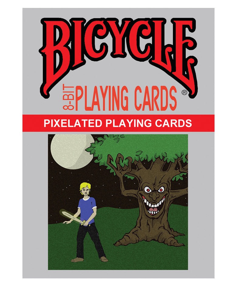 8-Bit Black Playing Cards (LIMITED) Bicycle