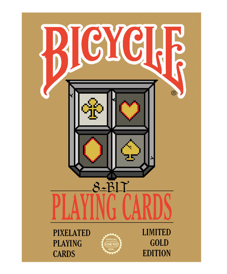 8-Bit Gold Playing Cards (LIMITED) Bicycle