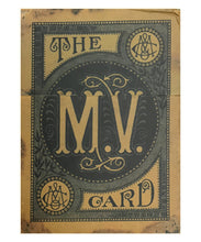 Load image into Gallery viewer, 1884 Murphy Varnish Weathered Display deck Playing Cards Restoration
