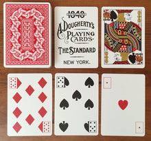Load image into Gallery viewer, 1876 Andrew Dougherty No.18 Triplicate Red Original Release Playing Cards Restoration (Limited)
