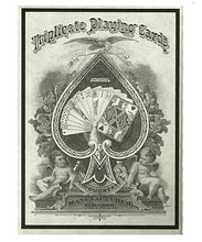 Load image into Gallery viewer, 1876 Andrew Dougherty No.18 Triplicate Blue Original Release Playing Cards Restoration (Limited)
