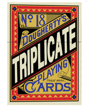 Load image into Gallery viewer, 1876 Andrew Dougherty No.18 Triplicate Dragon Red Limited Playing Cards Restoration (Limited)
