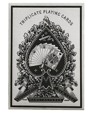 Load image into Gallery viewer, 1876 Andrew Dougherty No.18 Triplicate Dragon Red Original Release Playing Cards Restoration (Limited)
