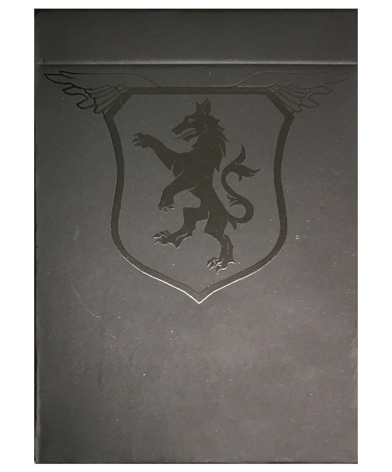 Carbon Fiber Wolf Playing Cards