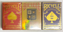 Load image into Gallery viewer, Bicycle 8-Bit Gilded Decks
