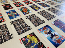 Load image into Gallery viewer, Bicycle Comic Playing Cards Uncut Sheet
