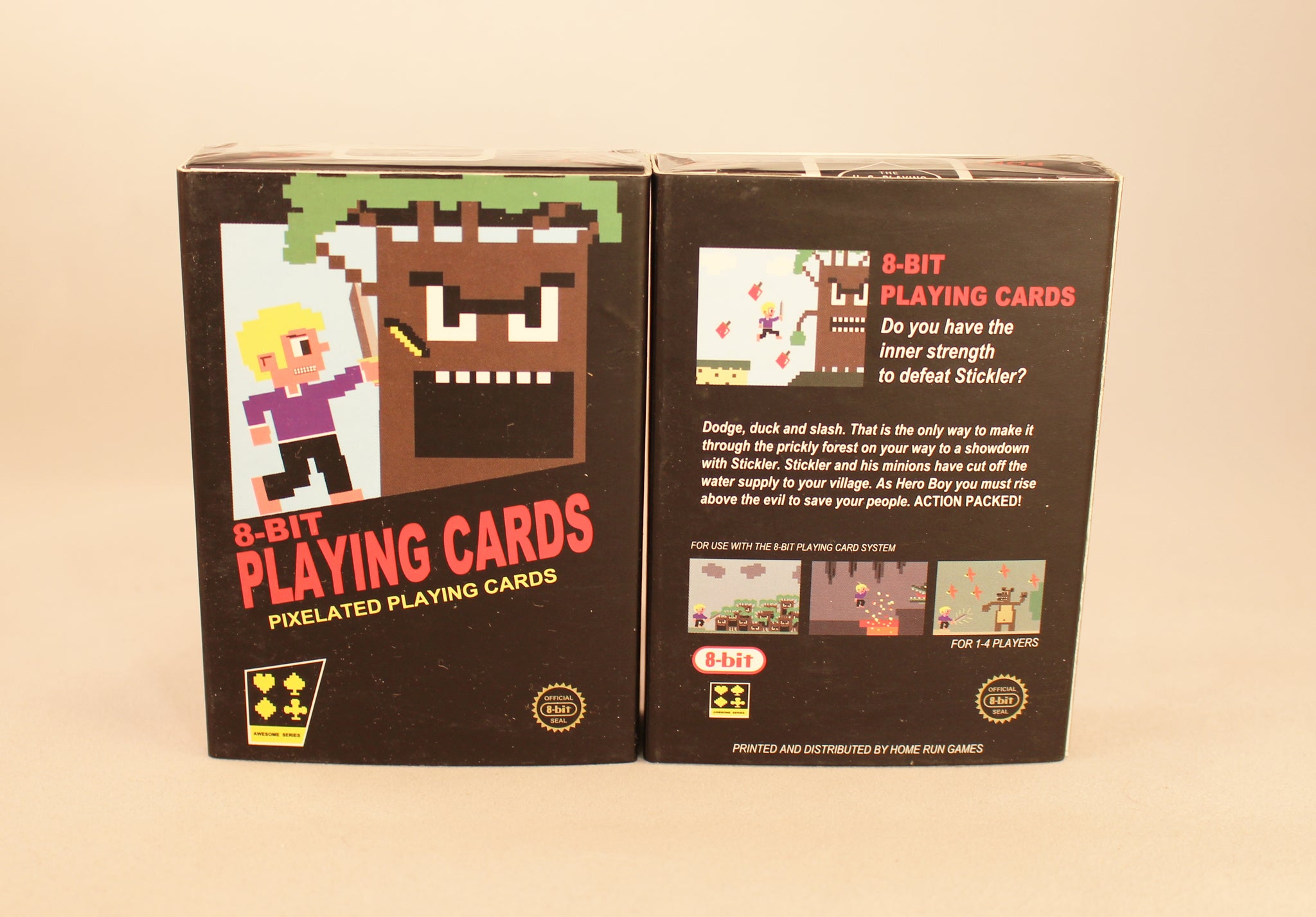 8-Bit Cardboard Sleeves (For Bicycle Decks) Home Run Games 8-Bit Cardboard Sleeves (For Bicycle Decks) Home Run Games