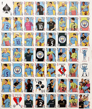 Load image into Gallery viewer, Manchester City Playing Cards Uncut Sheet
