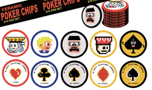 Load image into Gallery viewer, 8-Bit Poker Chips
