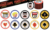 Load image into Gallery viewer, 8-bit Poker Chips
