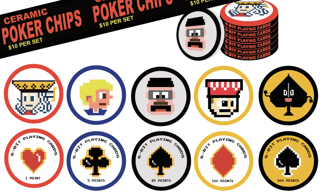 8-bit Poker Chips